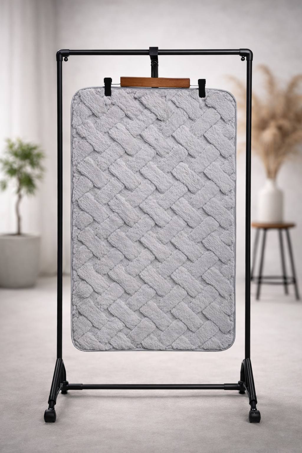 پادری خز آجری طوسی روشن