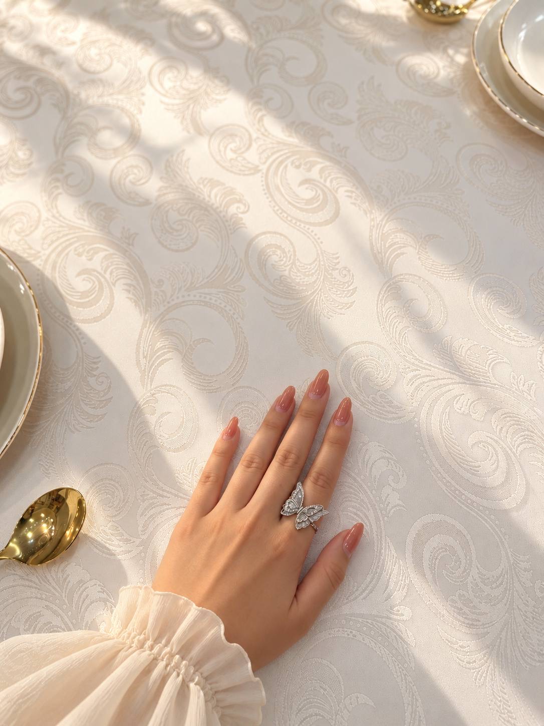 رومیزی ضد آب داماس