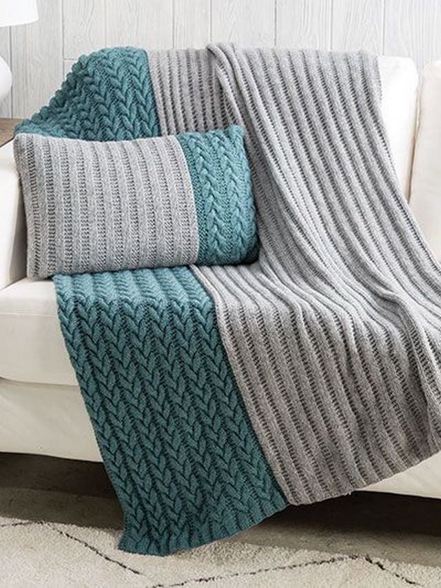 چگونه با شال مبل طرح‌ دار جلوه‌ ای لوکس ایجاد کنیم