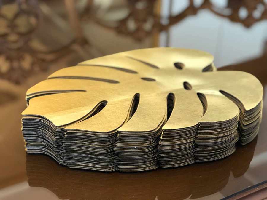 زیربشقابی چرم مصنوعی