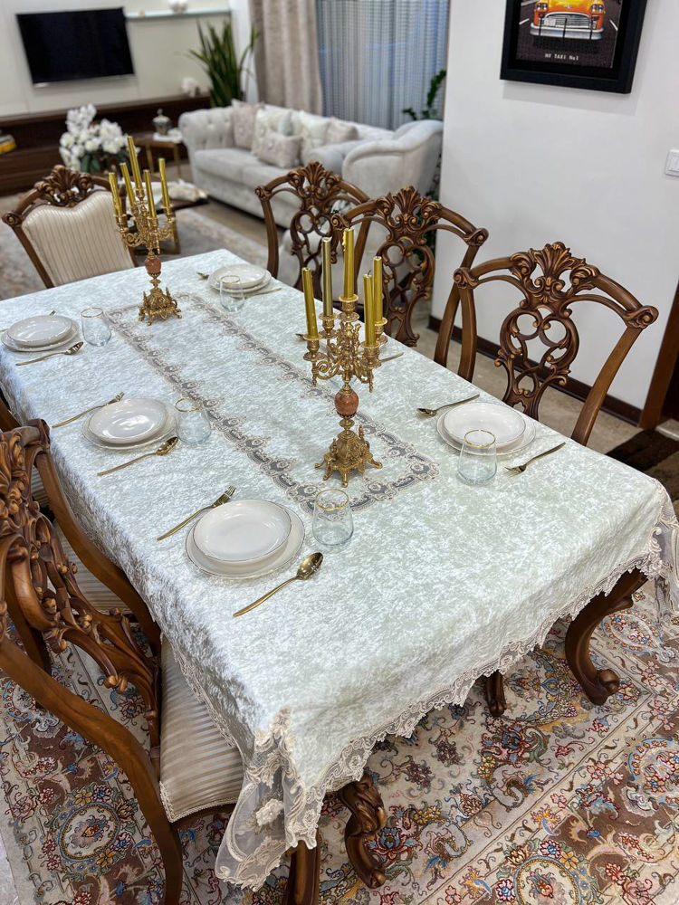 انواع رومیزی بزرگ بر اساس جنس و طراحی